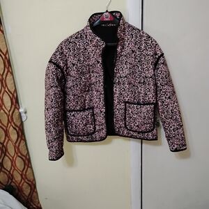 Elegant Floral Women's Bomber Jacket